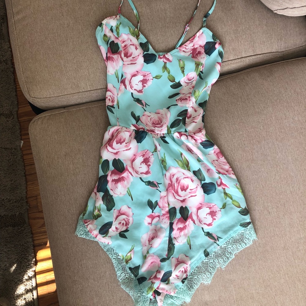 Floral Tobi romper